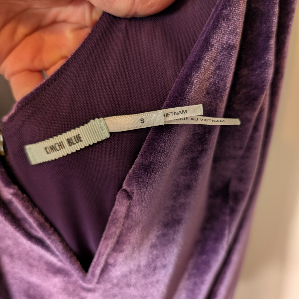 Urban Outfitters Elegant Purple Velvet Dress - Picture 6 of 6